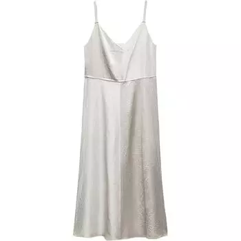 Платье-комбинация серии ZW женское ZARA, Raw White