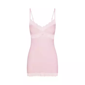 Платье-комбинация SKIMS Cotton Lace, цвет Cherry Blossom