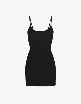 Платье-комбинация SKIMS, цвет Onyx