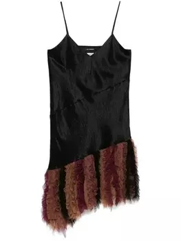 Платье-комбинация Song For The Mute из шифона, черный