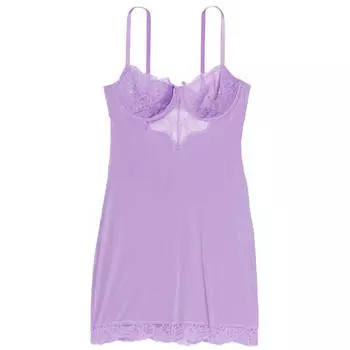 Платье-комбинация Victoria's Secret Modal &amp; Lace, светло-сиреневый