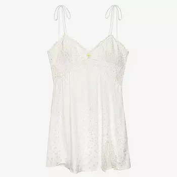 Платье-комбинация Victoria's Secret 3D Daisy Baby's Breath, желтый/белый