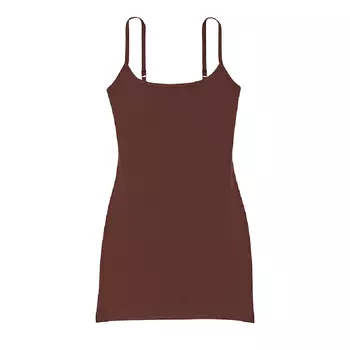 Платье-комбинация Victoria's Secret Pink Base Stretch, коричневый