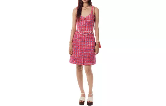 Платье-комбинация женское Chanel, розовый