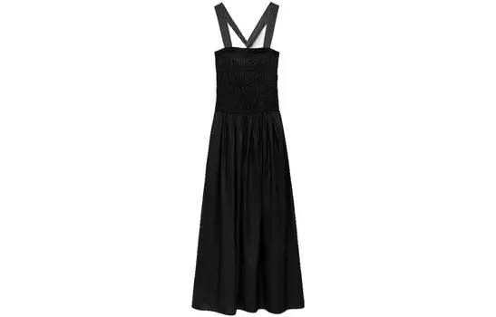 Платье-комбинация женское черное Zara