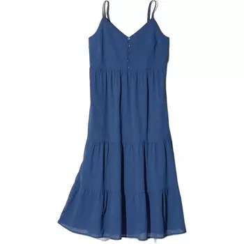 Платье-комбинация женское, цвет морской волны Uniqlo