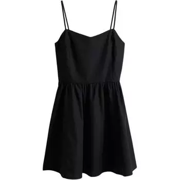 Платье-комбинация женское H&M, черный