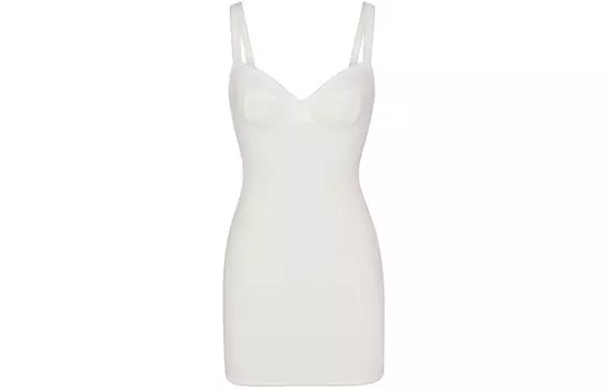 Платье-комбинация женское мраморное Skims