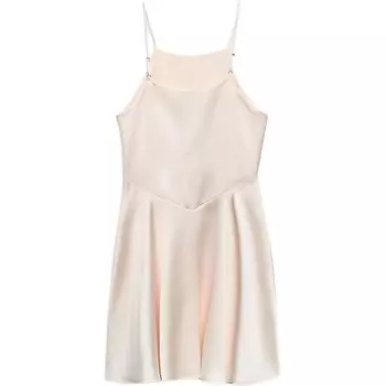 Платье-комбинация женское розовое Zara