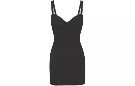 Платье-комбинация женское SOOT/дымчато-серый Skims