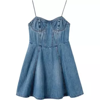 Платье-комбинация женское темно-синее Gap