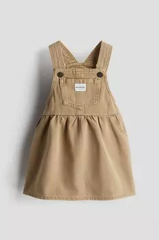 Платье-Комбинезон из хлопка H&M, бежевый