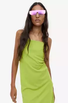 Платье-комбинезон из трикотажа H&M, зеленый