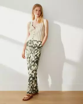 Платье-комбинезон с принтом Tie Dyy Bambula Southern Cotton, зеленый