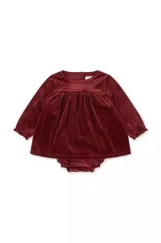 Платье Konges Sljd для новорожденных JINGLE КОМБИНЕЗОН DRESS GRS, красный