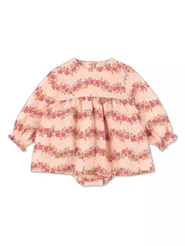 Платье Konges Sljd из органического хлопка, розовый