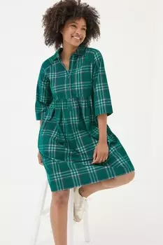 Платье корд Fatface bubble Fat Face, зеленый