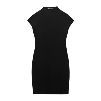 Платье короткое Zara, черный
