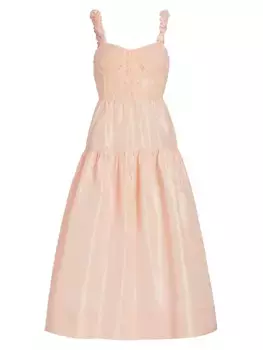 Платье-корсет с вышивкой Evita Sea, цвет powder