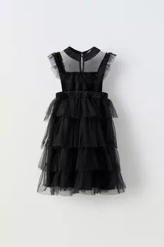 Платье костюм ZARA, черный