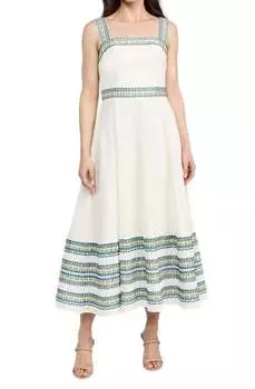 Платье Кристины цвета слоновой кости Shoshanna