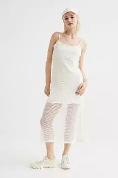 Платье крючком H&M, сливочный