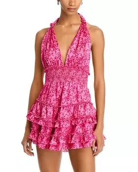 Платье Квинтель LoveShackFancy, розовый