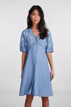 Платье Л PIECES, синий