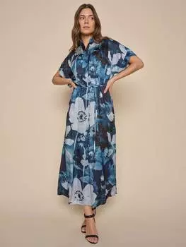 Платье ladis maius MOS MOSH, синий/разноцветный