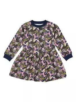 Платье lamino Sweat, цвет dunkelblau/khaki