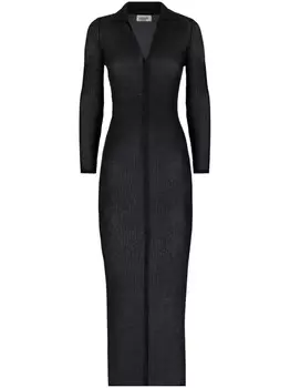 Платье Laneus в рубчик, черный