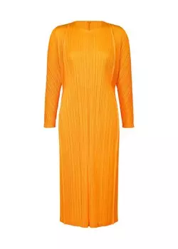Платье lantern Pleats Please Issey Miyake, оранжевый