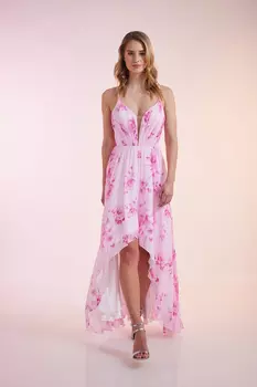 Платье LAONA Abend Floral High Low Dress, цвет Rose Print