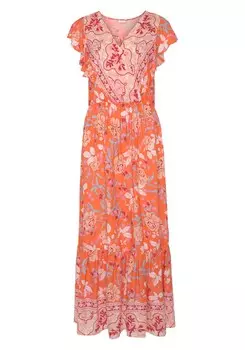 Платье Lascana, апельсин/абрикос