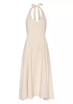 Платье Lascana, бежевый