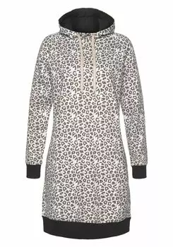 Платье LASCANA, бежевый