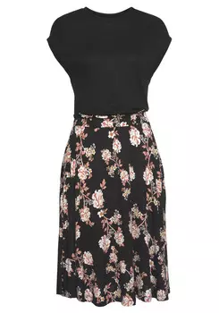 Платье LASCANA Jersey, черный