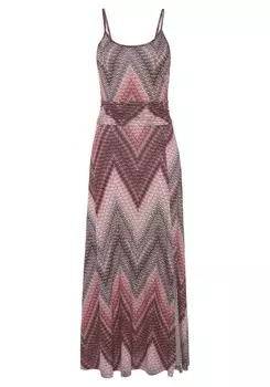 Платье Lascana, коричневый