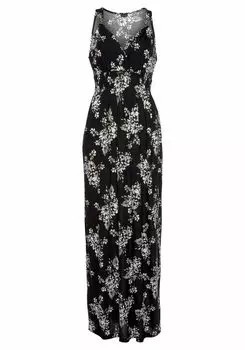 Платье LASCANA Maxi, черный