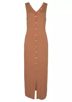Платье LASCANA Maxi, цвет rost
