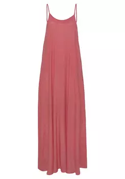 Платье LASCANA Maxi, коралловый