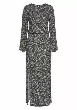 Платье LASCANA Midi, черный