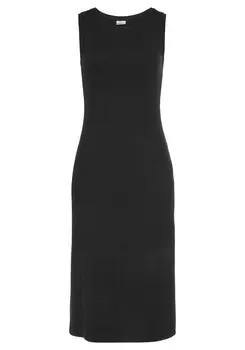 Платье LASCANA Midi, черный