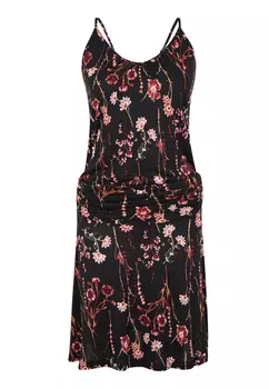 Платье LASCANA Strand, черный