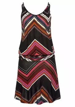 Платье LASCANA Strand, черный