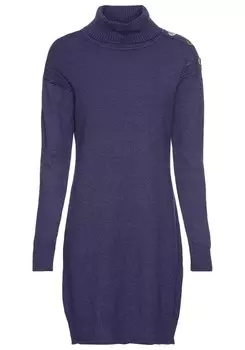 Платье LAURA SCOTT Knitted dress, фиолетовый