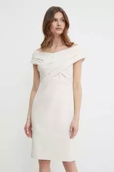 Платье Lauren Ralph Lauren, бежевый