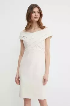 Платье Lauren Ralph Lauren, бежевый