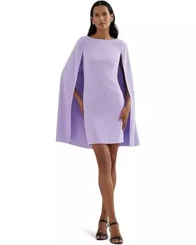 Платье LAUREN Ralph Lauren Cape Georgette Cocktail, цвет Wild Lavender