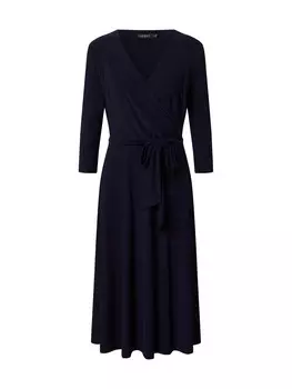 Платье Lauren Ralph Lauren Carlyna, темно-синий